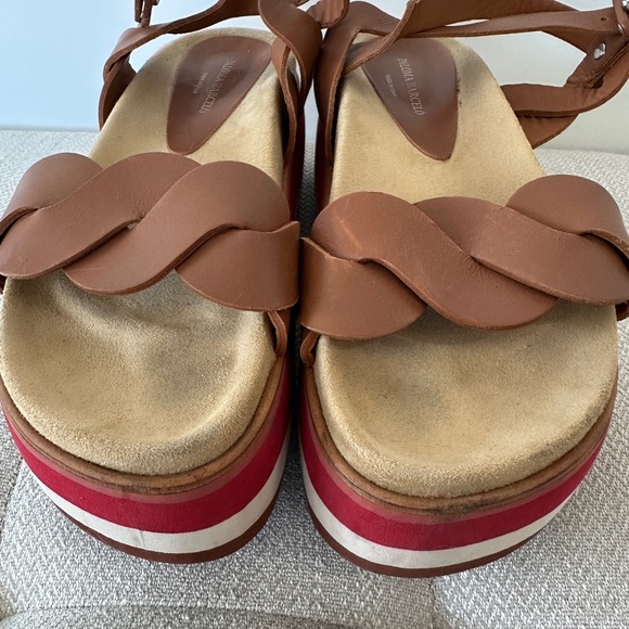 Anthropologie Paloma Barcelo Lara Tri-Color Platform Sandals - Picture 8 of 8